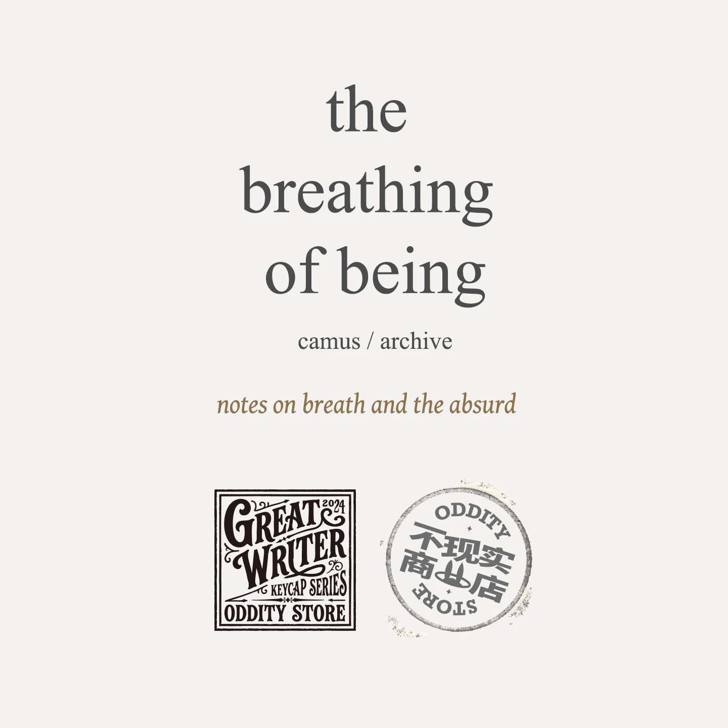Camus: The Breath of Existence Product Details 10