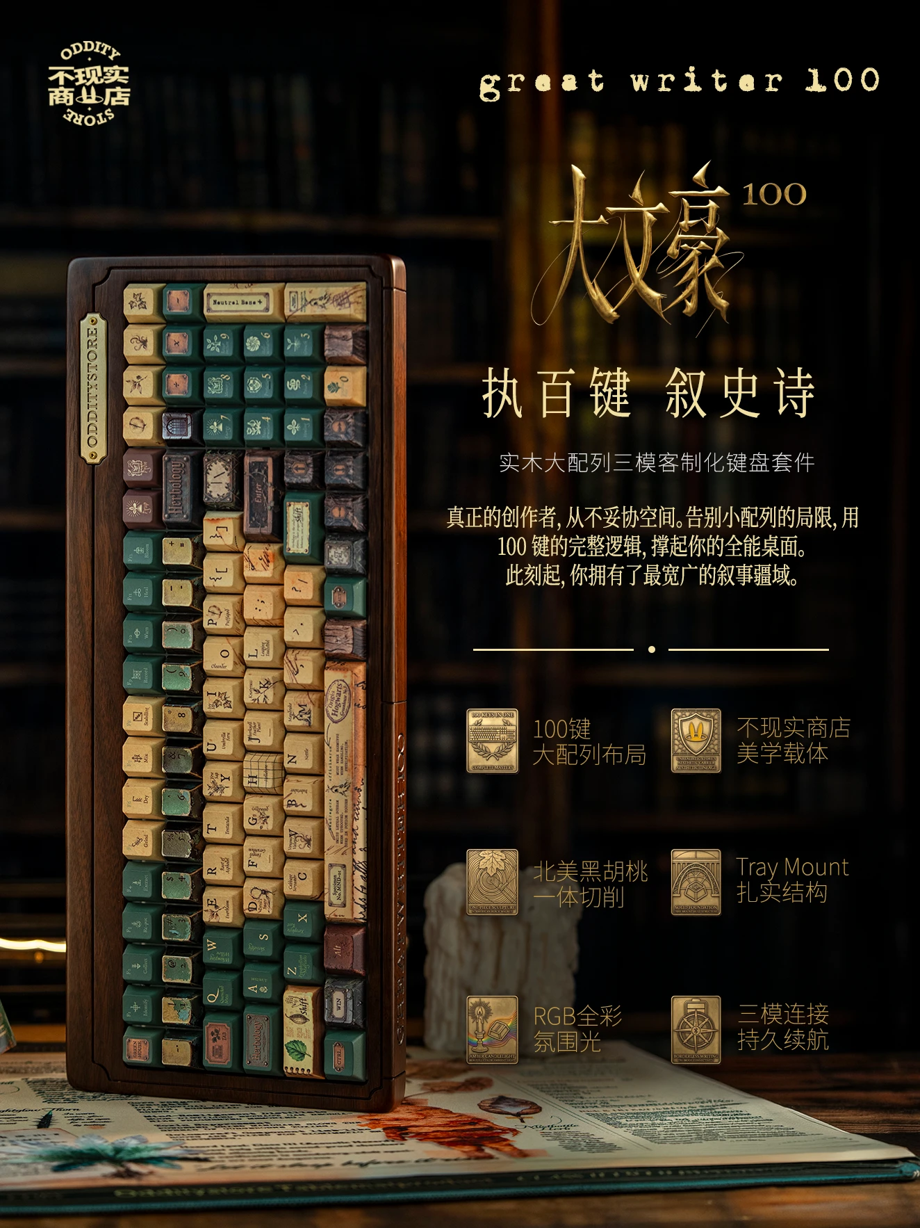 Great Writer 100 Keyboard Kit Product Details 1