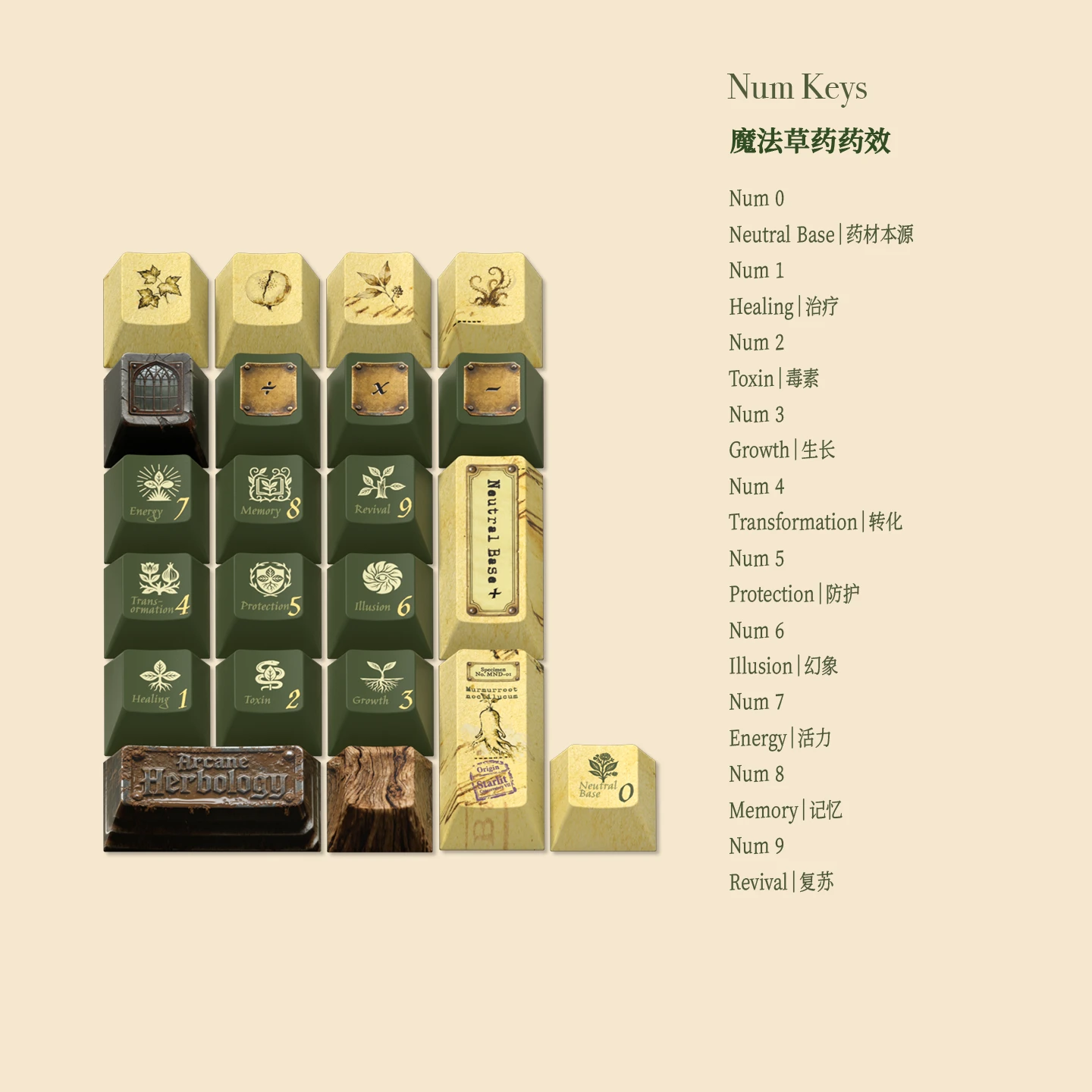 Botanical Conservatory Keycap Set Product Details 4