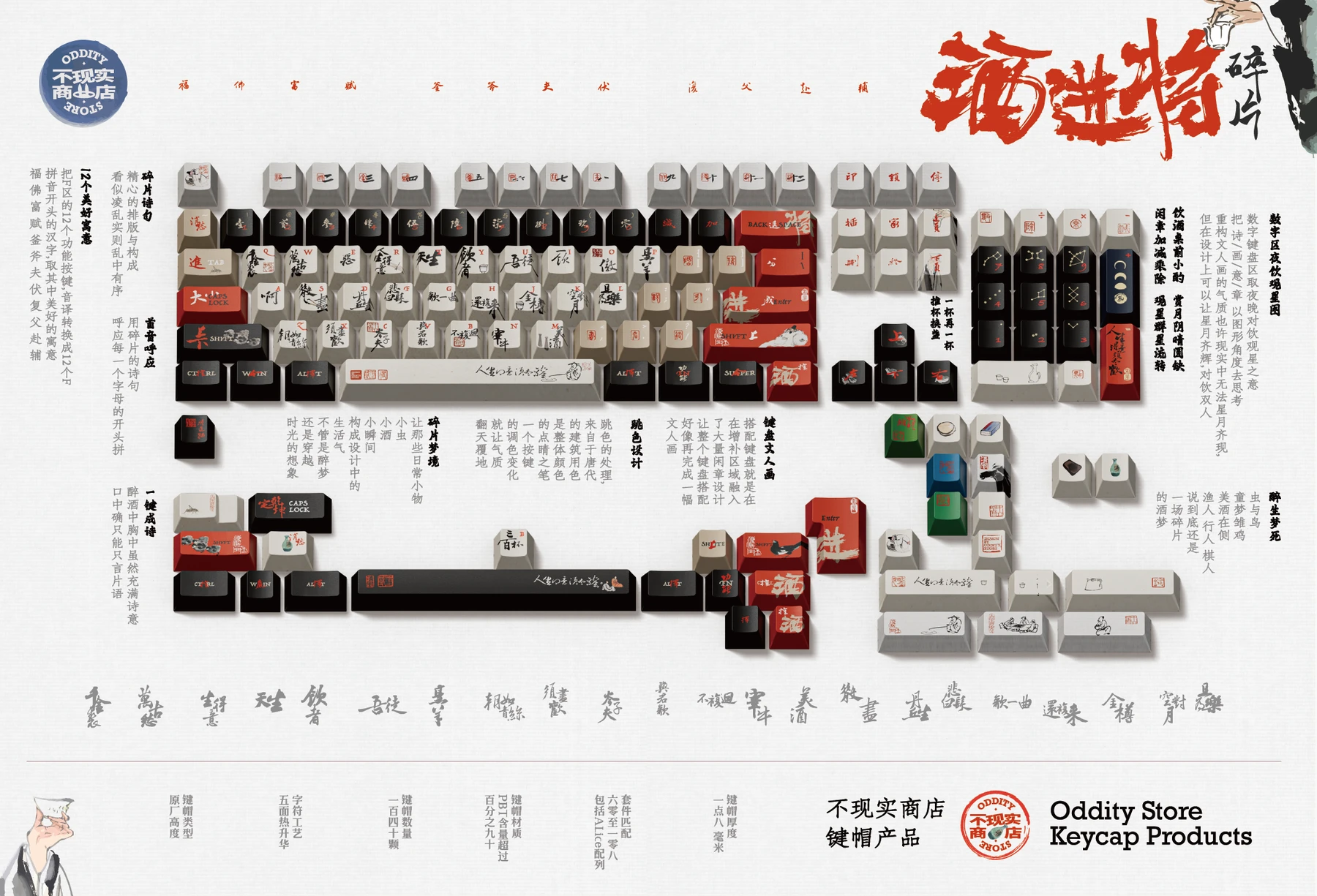Pouring Wine Keycap Design Story 1