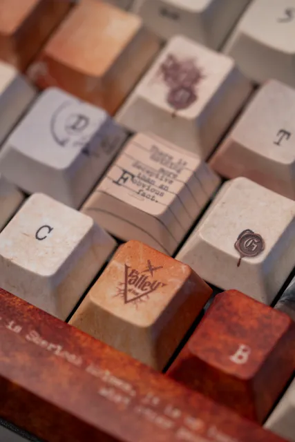 221B Cipher Notebook Keycap Set Photo 8