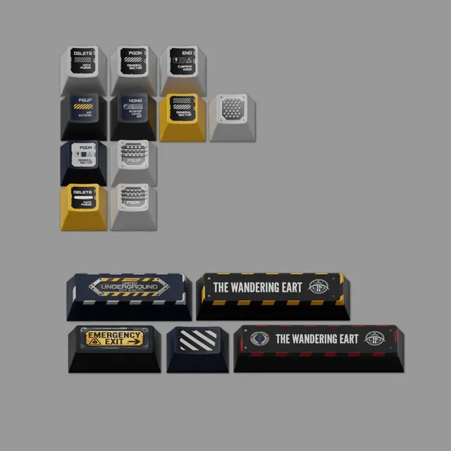 Wandering Earth Underground City Keycap Set 5