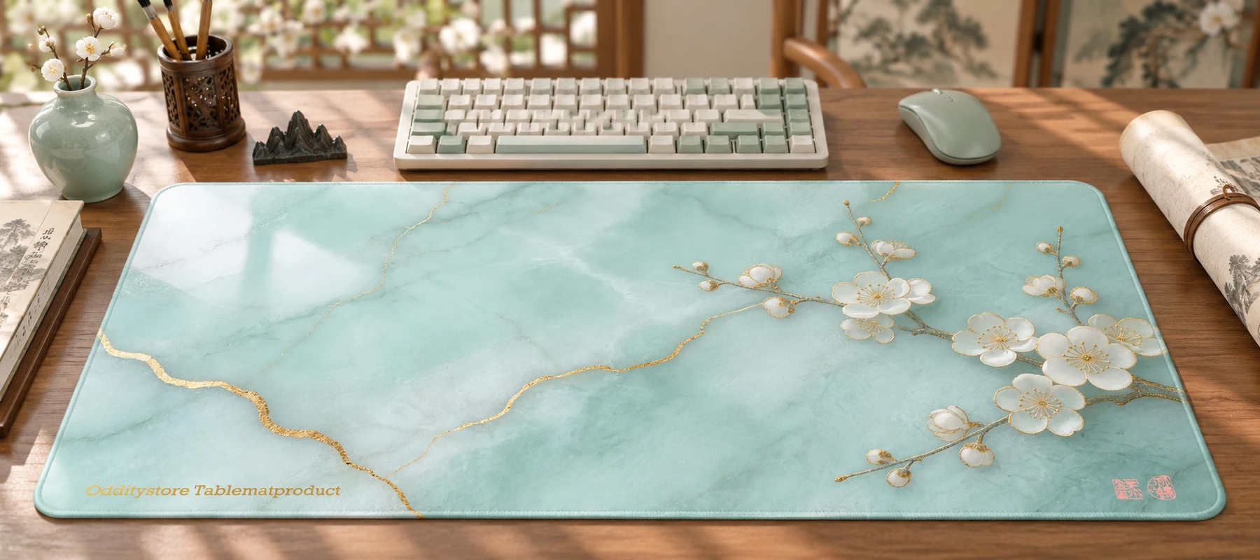 Li Qingzhao: Records of Metal and Stone Desk Mat