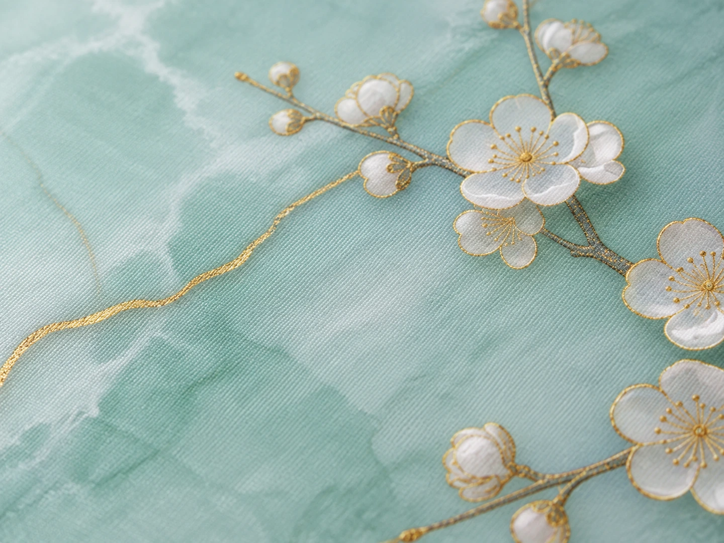 Li Qingzhao: Records of Metal and Stone Desk Mat — Surface detail