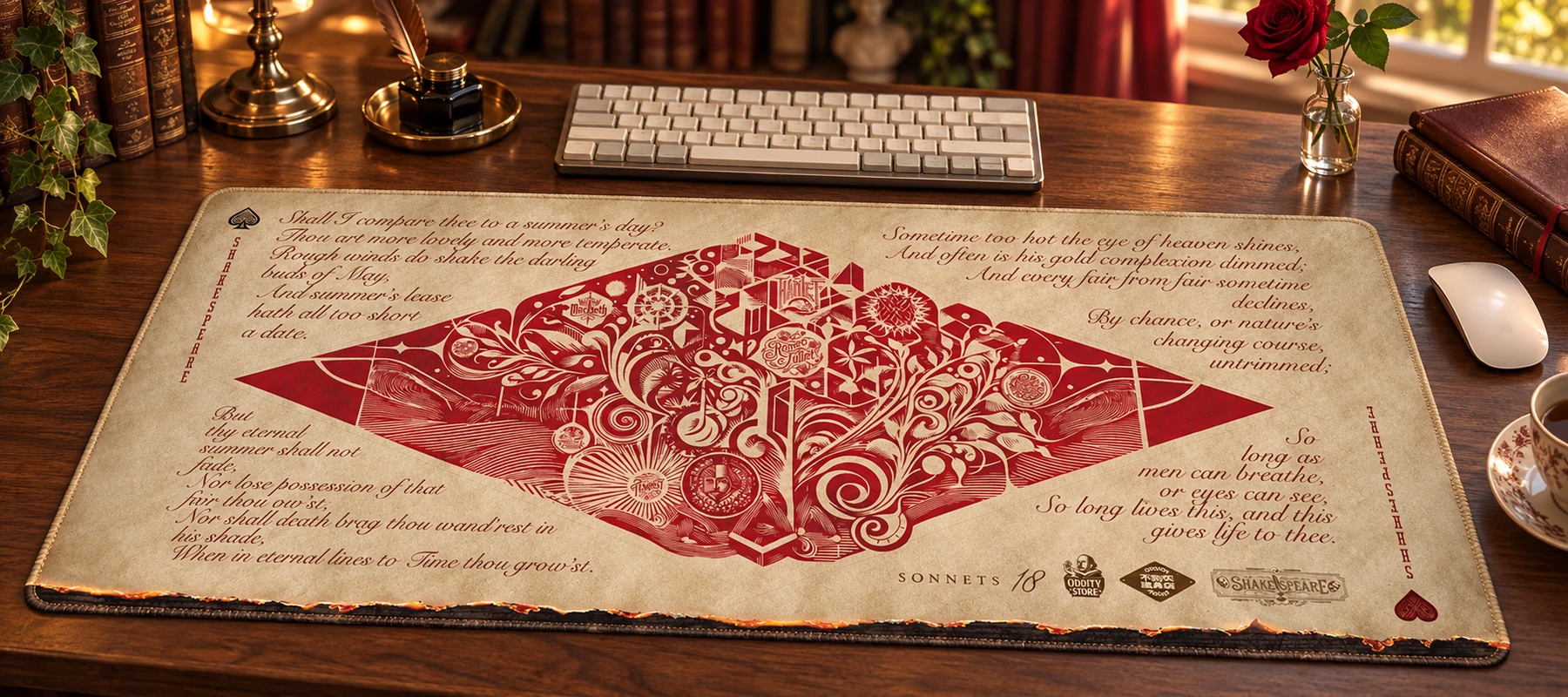 Shakespeare Sonnets Desk Mat