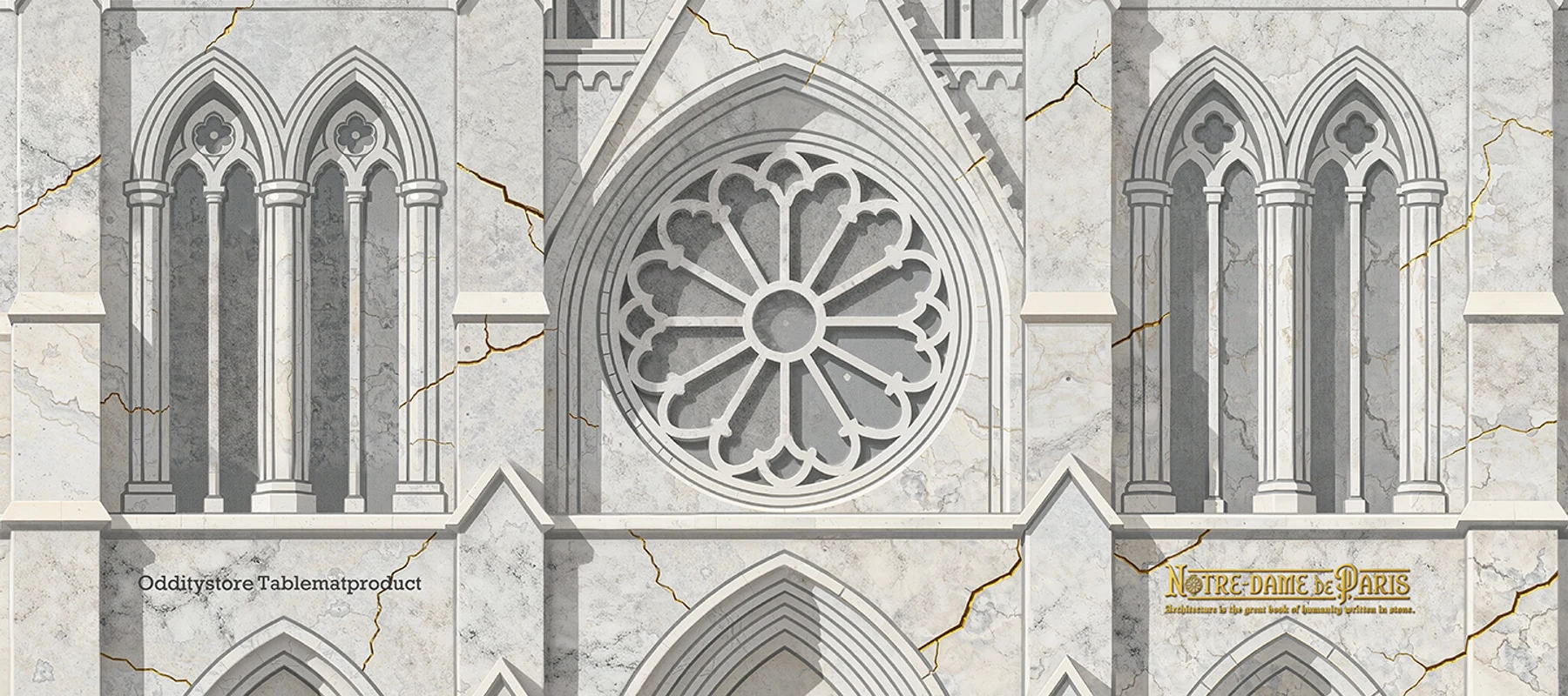 Hugo Notre-Dame Desk Mat