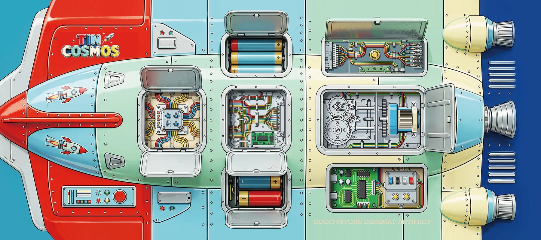 Tin Universe Desk Mat