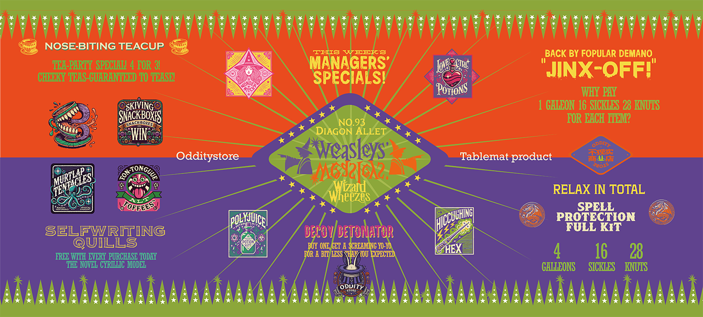 Weasley's Wizard Wheezes Desk Mat