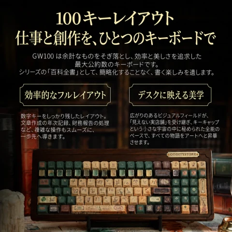 Great Writer 100 キーボードキット 商品画像 2