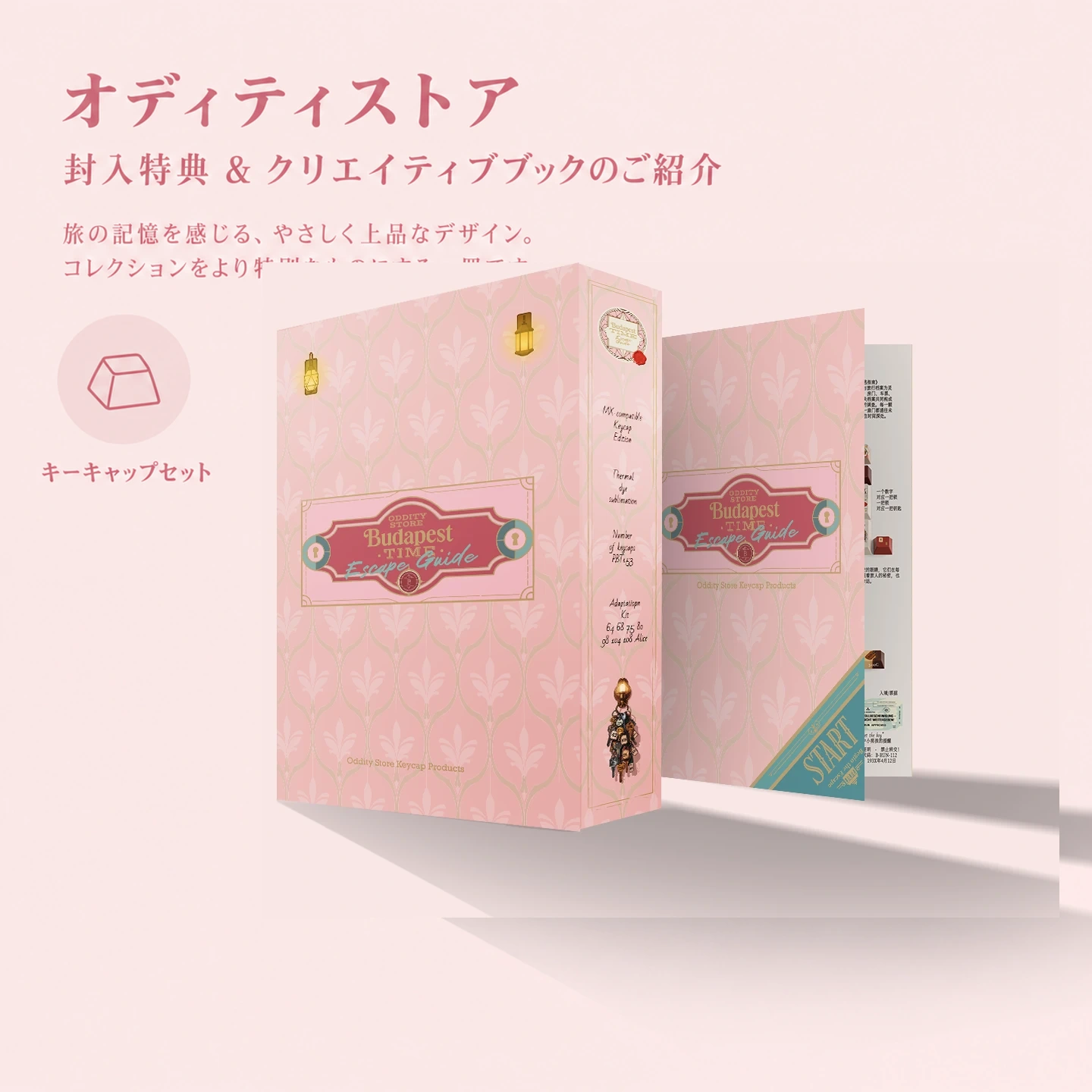 ブダペスト時空脱出ガイド キーキャップセット 製品詳細 10