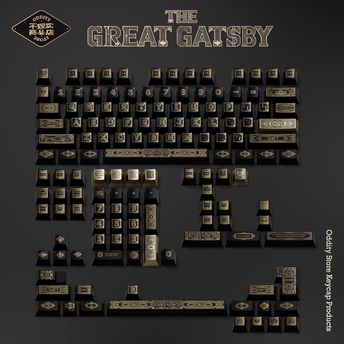 Golden Dream Keycap Set