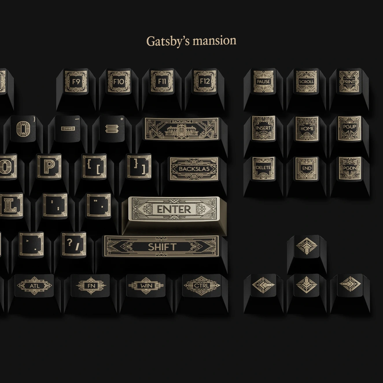 Golden Dream Keycap Set Product Details 3