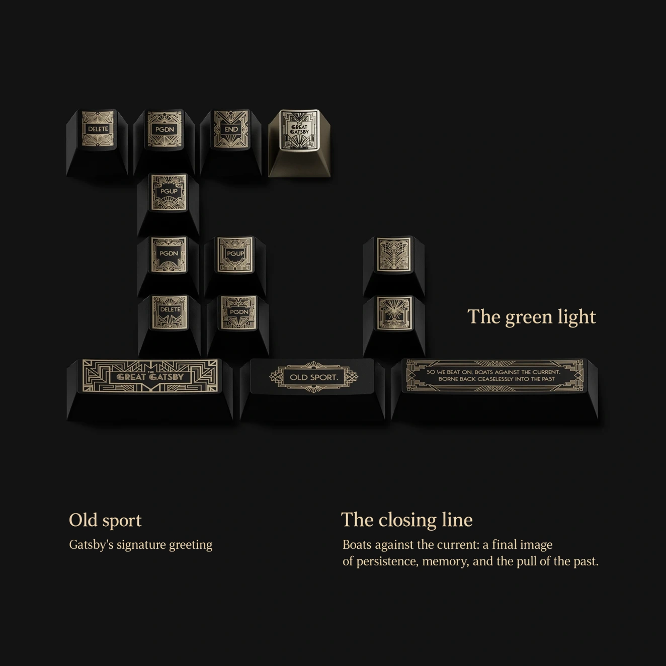 Golden Dream Keycap Set Product Details 5