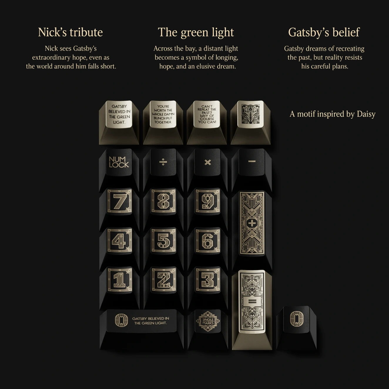 Golden Dream Keycap Set Design Story 1