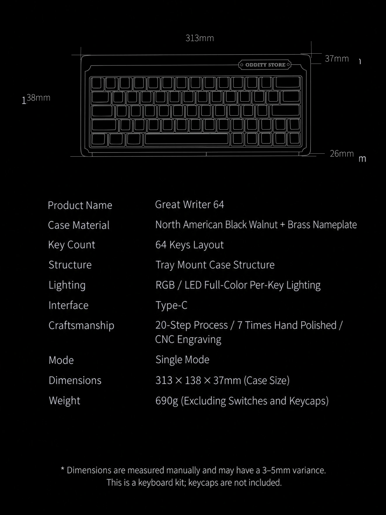 Great Writer 64 Product Details 9