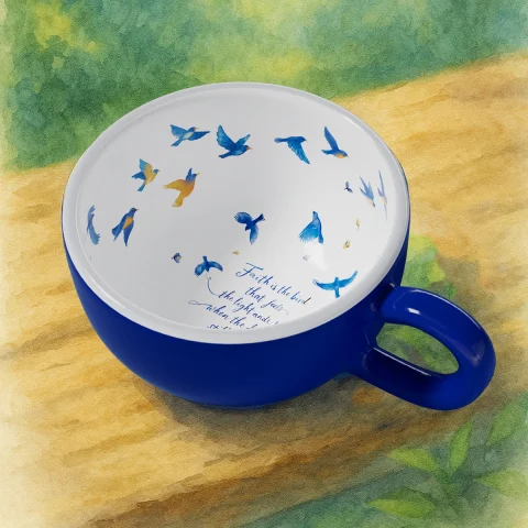 Stray Birds Mug Square product image 1