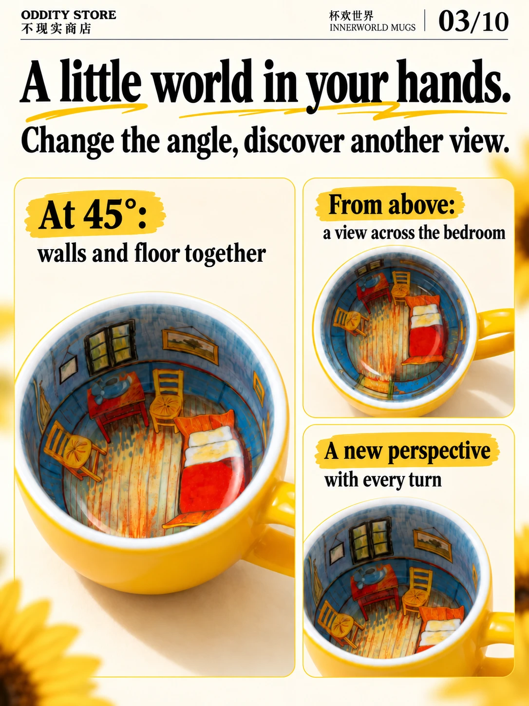Van Gogh Bedroom Mug Product Details 3