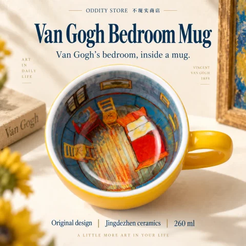 Van Gogh Bedroom Mug Square product image 1