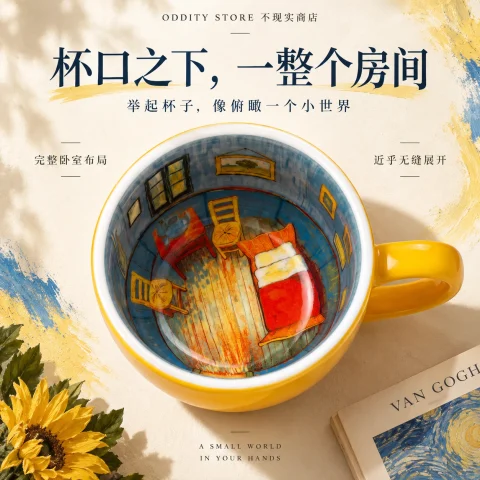 梵高卧室杯 商品方图 2