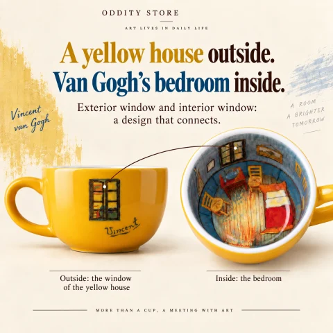 Van Gogh Bedroom Mug Square product image 3